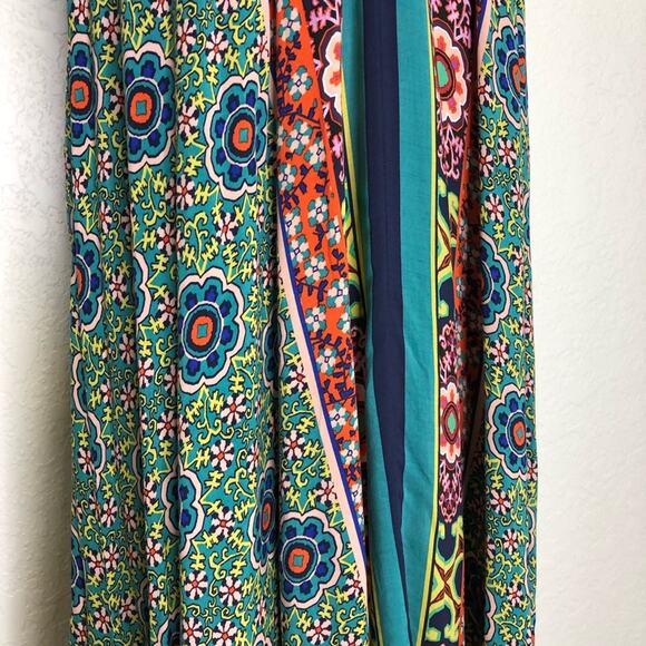 Anthropologie Ella halter handkerchief maxi dress size XS / Small - Picture 4 of 15